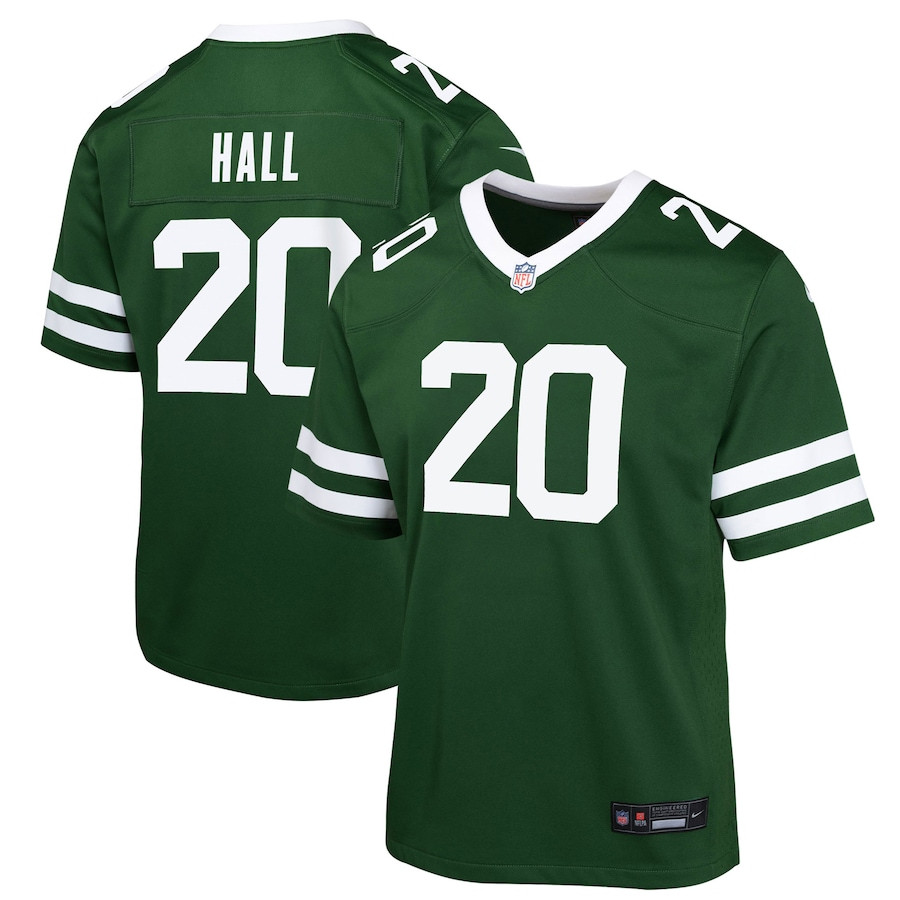 Breece Hall 20 New York Jets Game Youth Jersey - Legacy Green Js2846