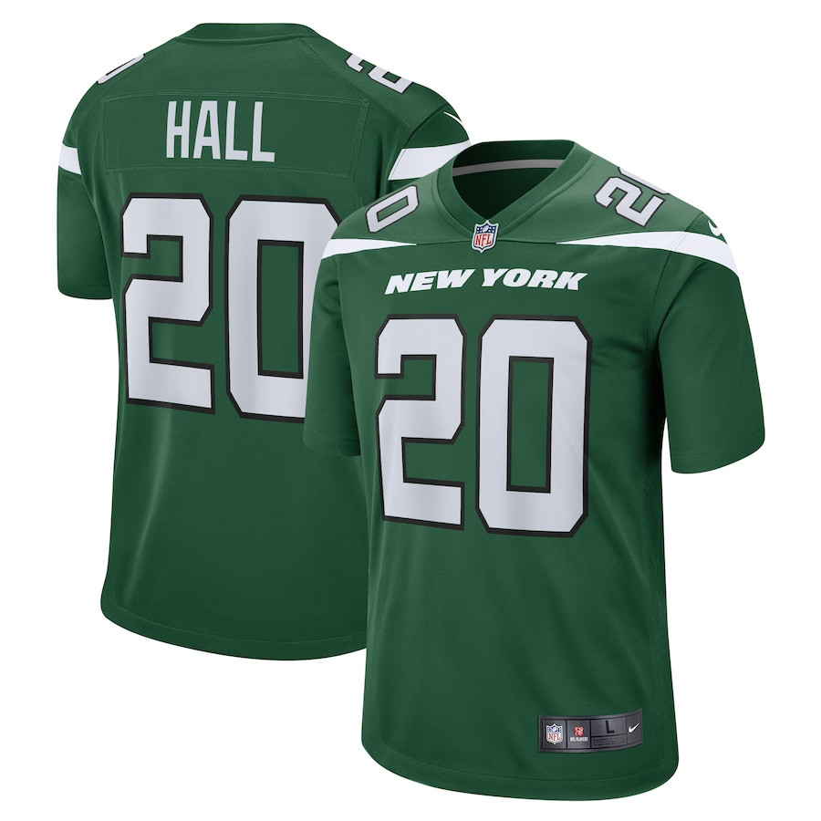 Breece Hall 20 New York Jets Men Game Jersey - Green Js4057