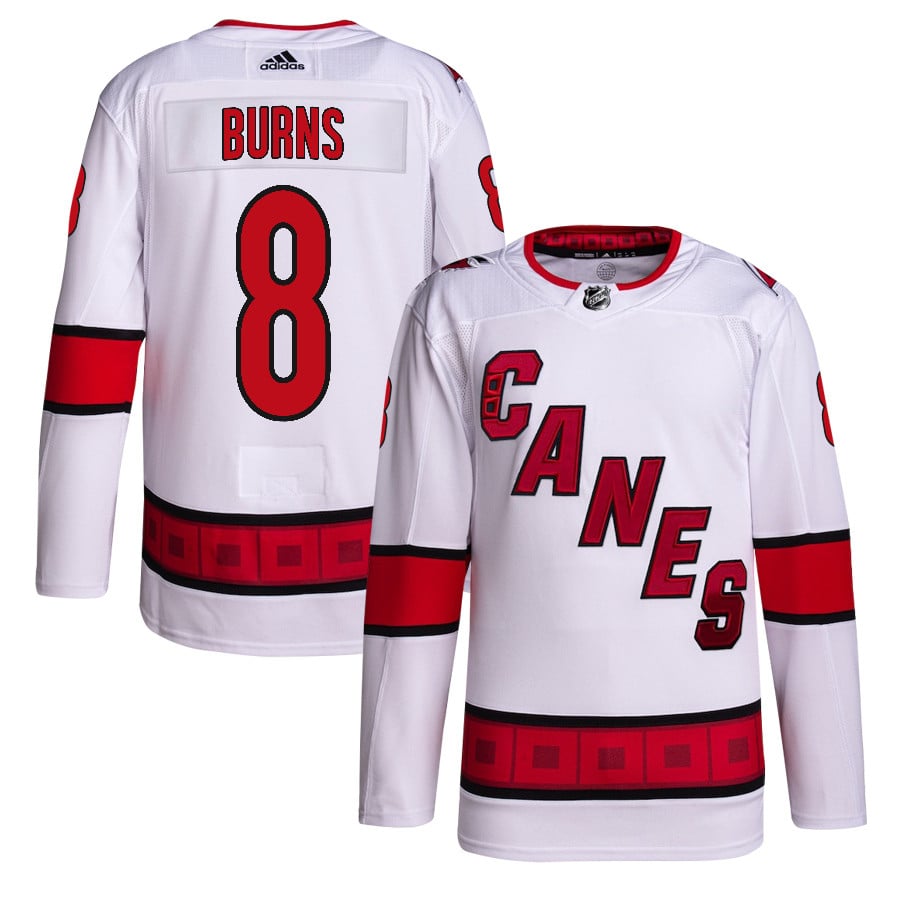 Brent Burns 8 Carolina Hurricanes Away Primegreen Jersey - Men, White