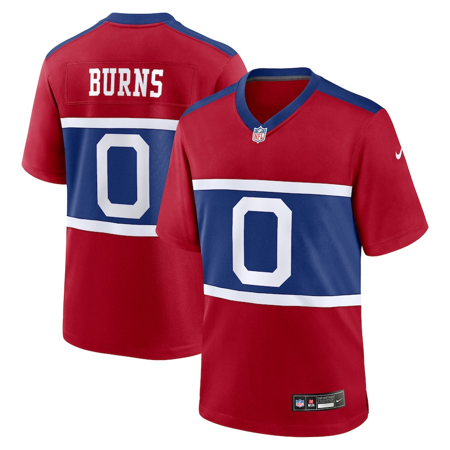 Brian Burns 0 New York Giants Alternate Player Game Youth Jersey - Century Red Js2990