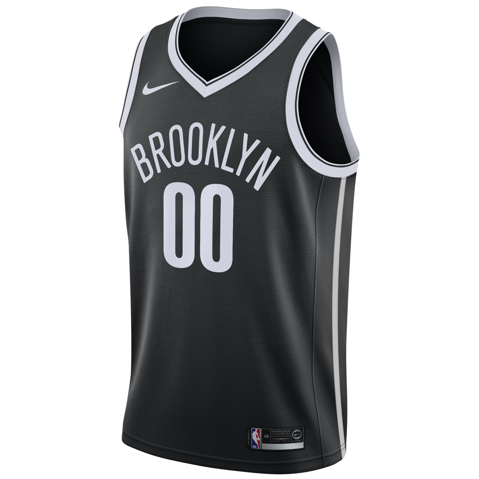 Brooklyn Nets Icon Edition Swingman Jersey - Black - Custom - Youth