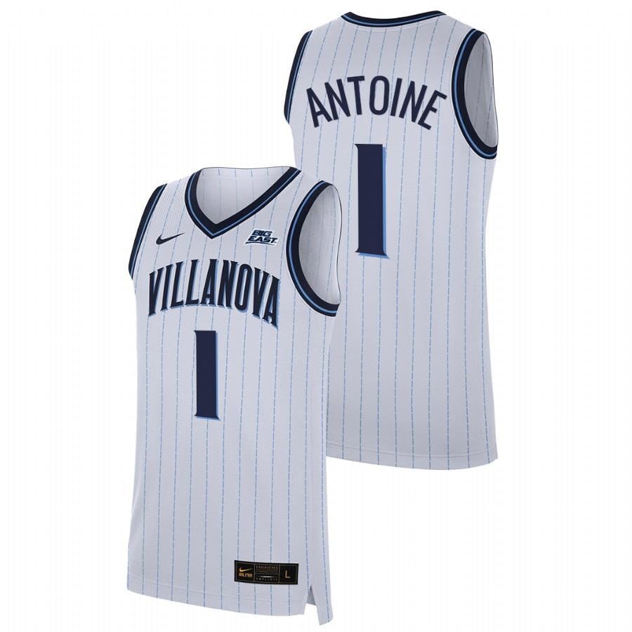 Bryan Antoine 1 White Villanova Wildcats 2023 Home College Basketball Jersey