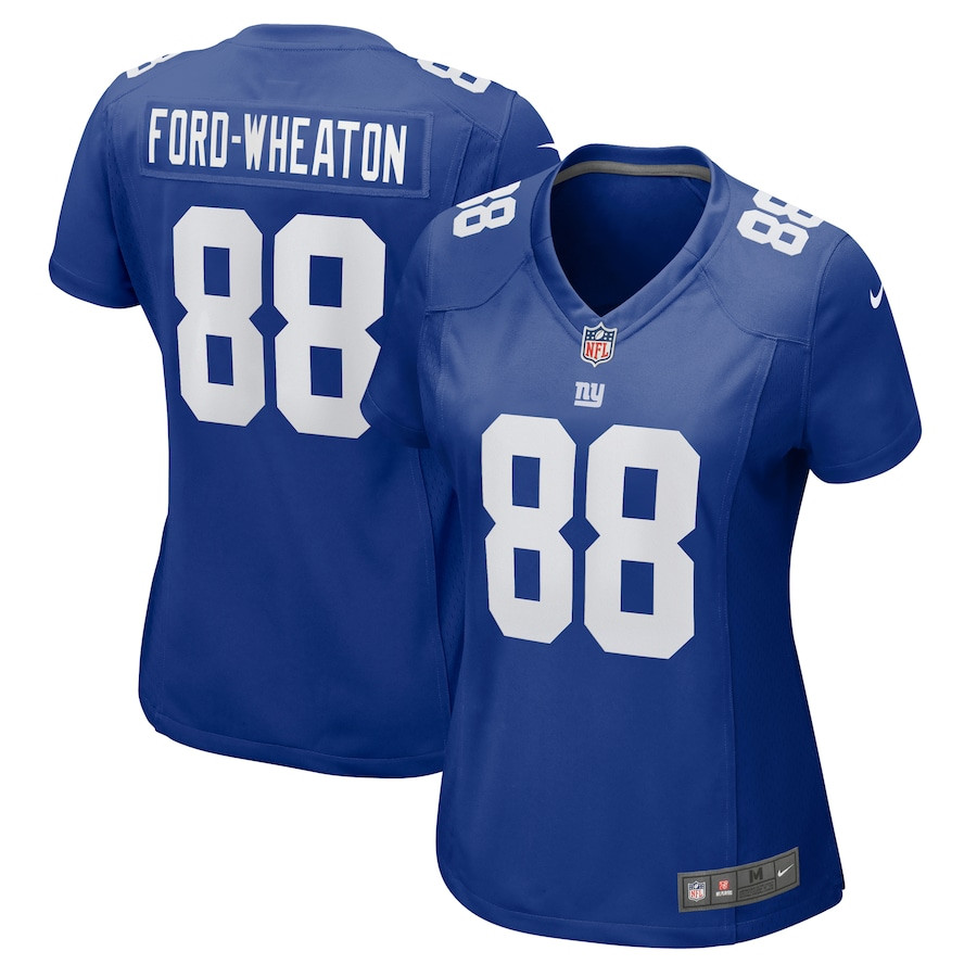 Bryce Ford-wheaton 88 New York Giants Women's Game Jersey - Royal Js2695