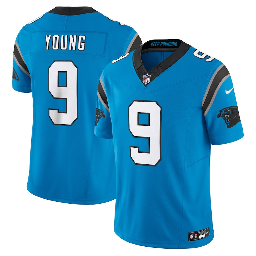 Bryce Young 9 Carolina Panthers Vapor F.u.s.e. Limited Jersey - Men Blue Js2988