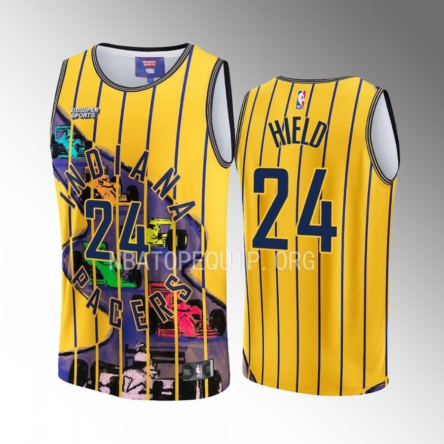 Buddy Hield 24 Indiana Pacers Nba & Kidsuper Studios Unisex Hometown Jersey