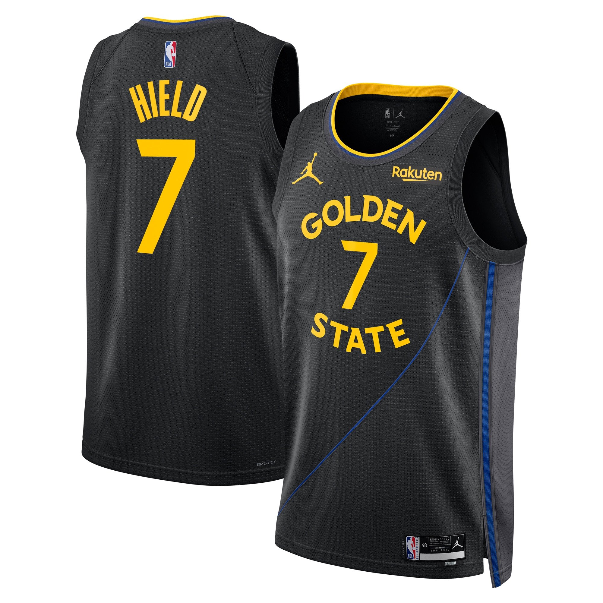 Buddy Hield 7 Golden State Warriors Unisex 2024/25 Swingman Jersey - Statement Edition - Black