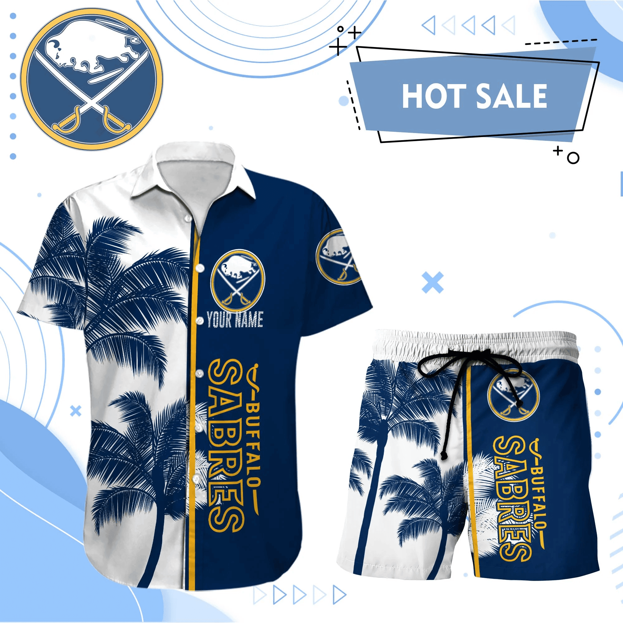 Buffalo Sabres Hawaiian Shirt And Set - Customized