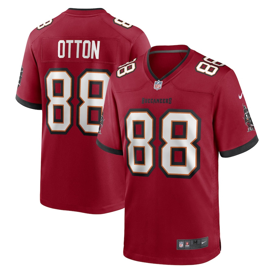 Cade Otton 88 Tampa Bay Buccaneers Game Men Jersey - Red Js2653