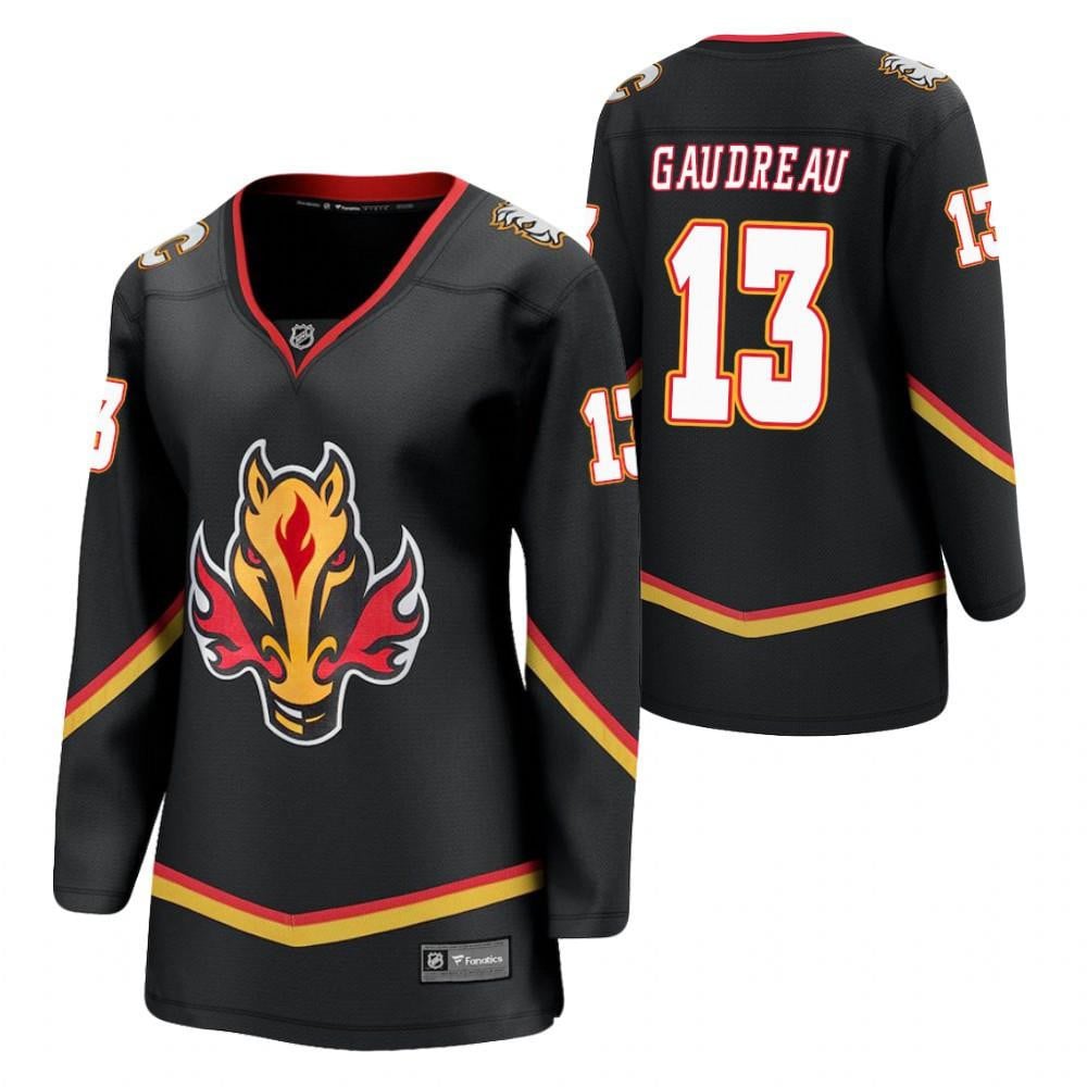 Calgary Flames Johnny Gaudreau 13 2021 Special Edition Jersey Women Black Jersey