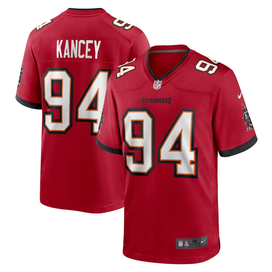 Calijah Kancey 94 Tampa Bay Buccaneers Game Men Jersey - Red Js6182