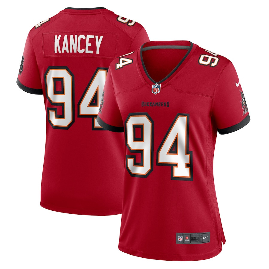 Calijah Kancey 94 Tampa Bay Buccaneers Women Game Jersey - Red Js7778