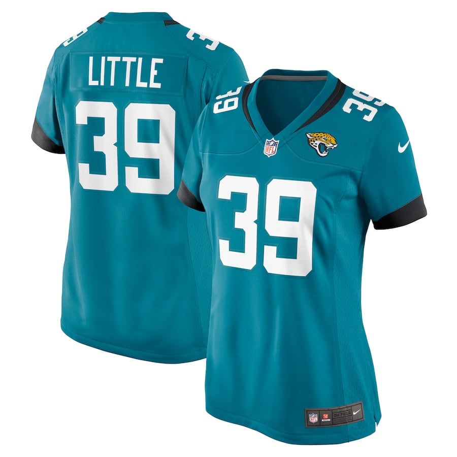 Cam Little 39 Jacksonville Jaguars Women's Game Jersey - Teal Js2456