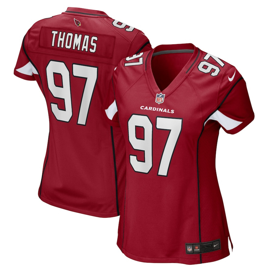 Cameron Thomas 97 Arizona Cardinals Women Game Jersey - Cardinal Js6452