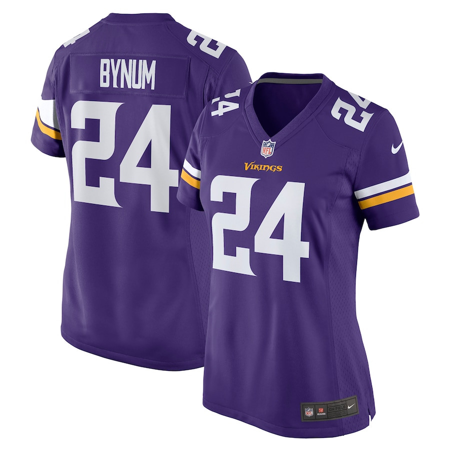 Camryn Bynum 24 Minnesota Vikings Women Game Jersey - Purple Js3795