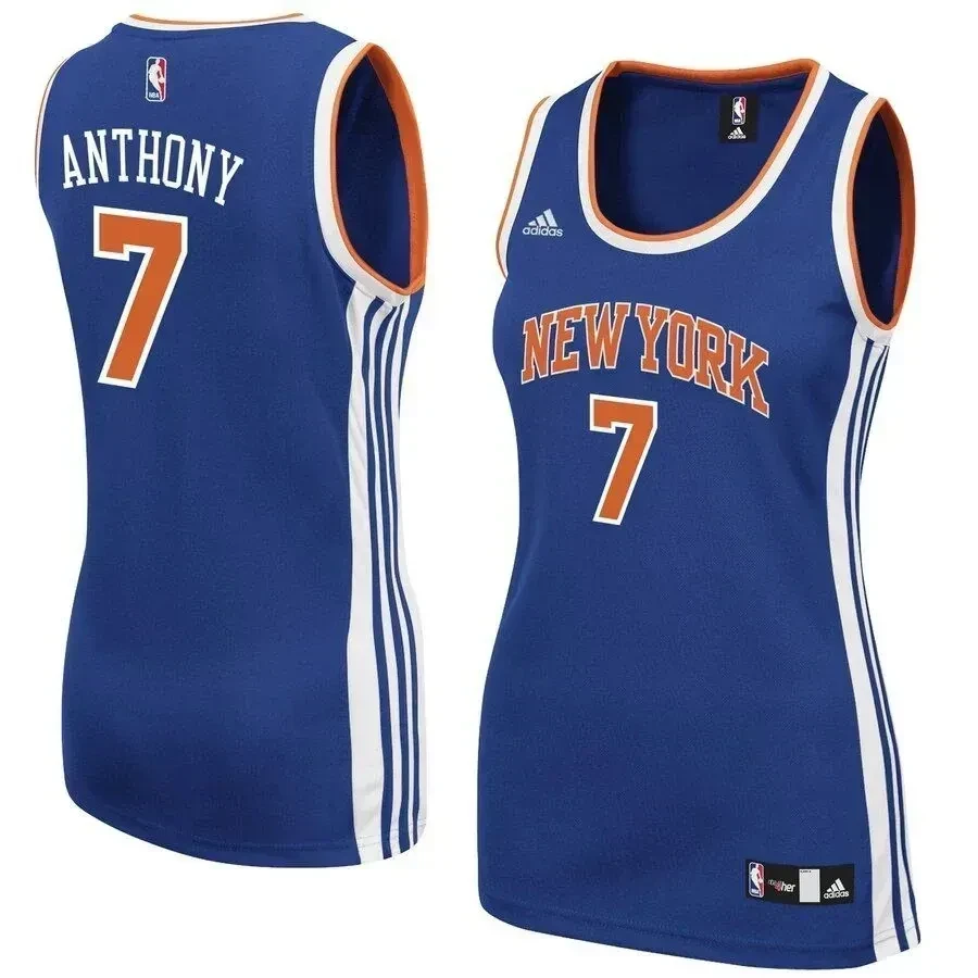 Carmelo Anthony New York Knicks Women's Road Jersey - Royal