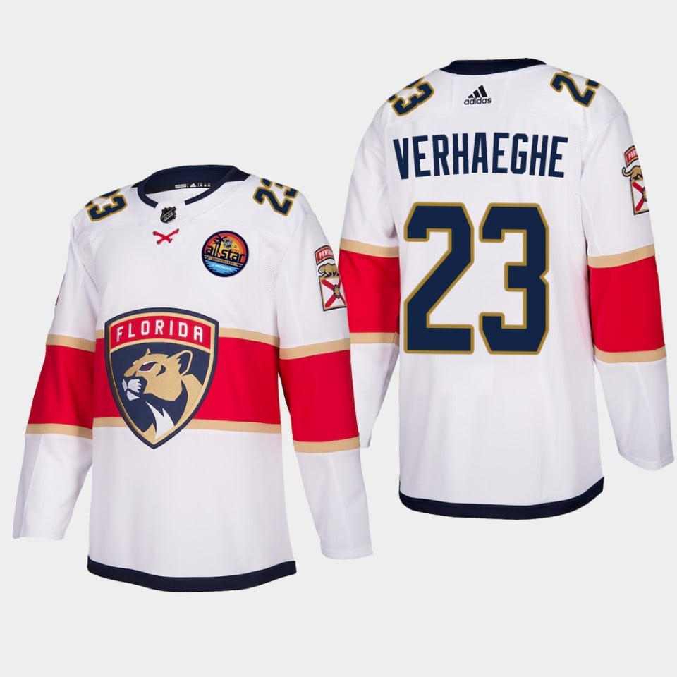 Carter Verhaeghe 23 Florida Panthers 2023 All-star Game Jersey White Equipment