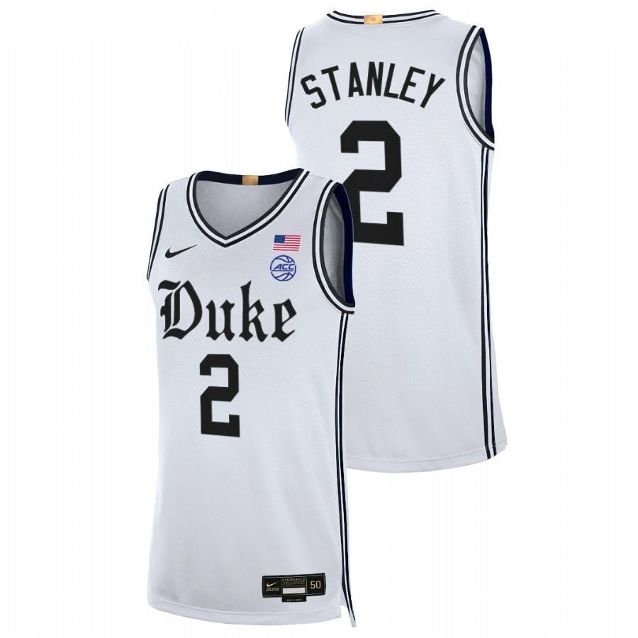 Cassius Stanley 2 White Duke Blue Devils 2023 Limited The Brotherhood Jersey