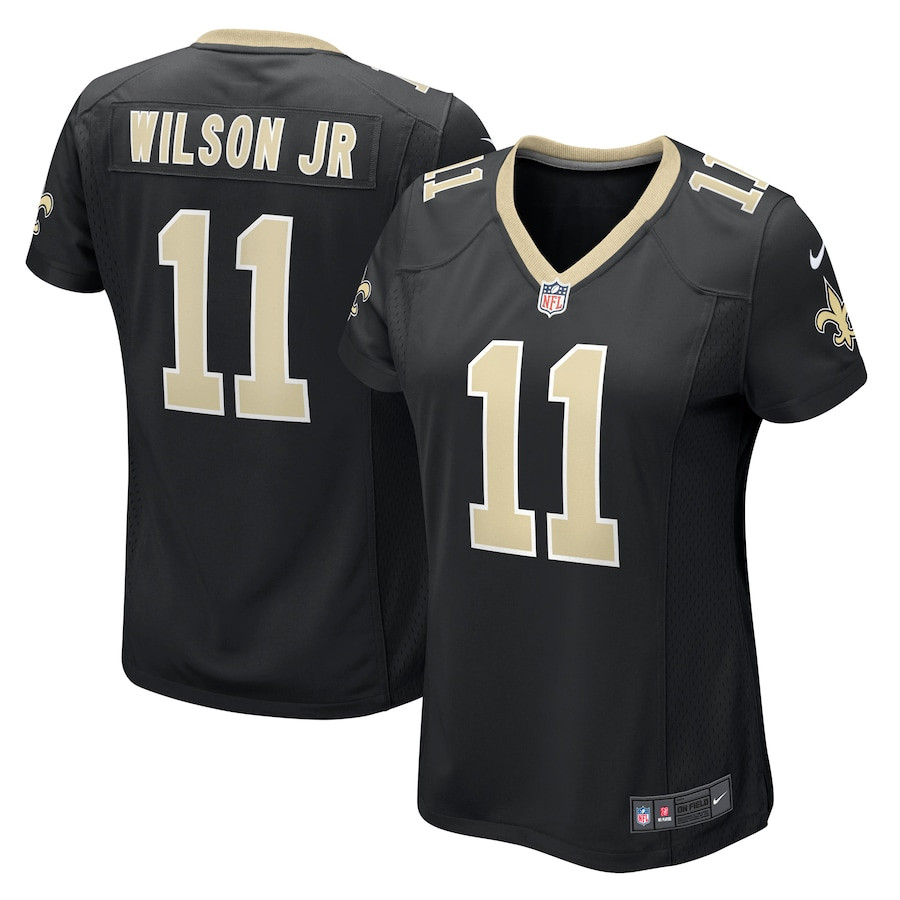 Cedrick Wilson Jr. 11 New Orleans Saints Women's Game Jersey - Black Js1201