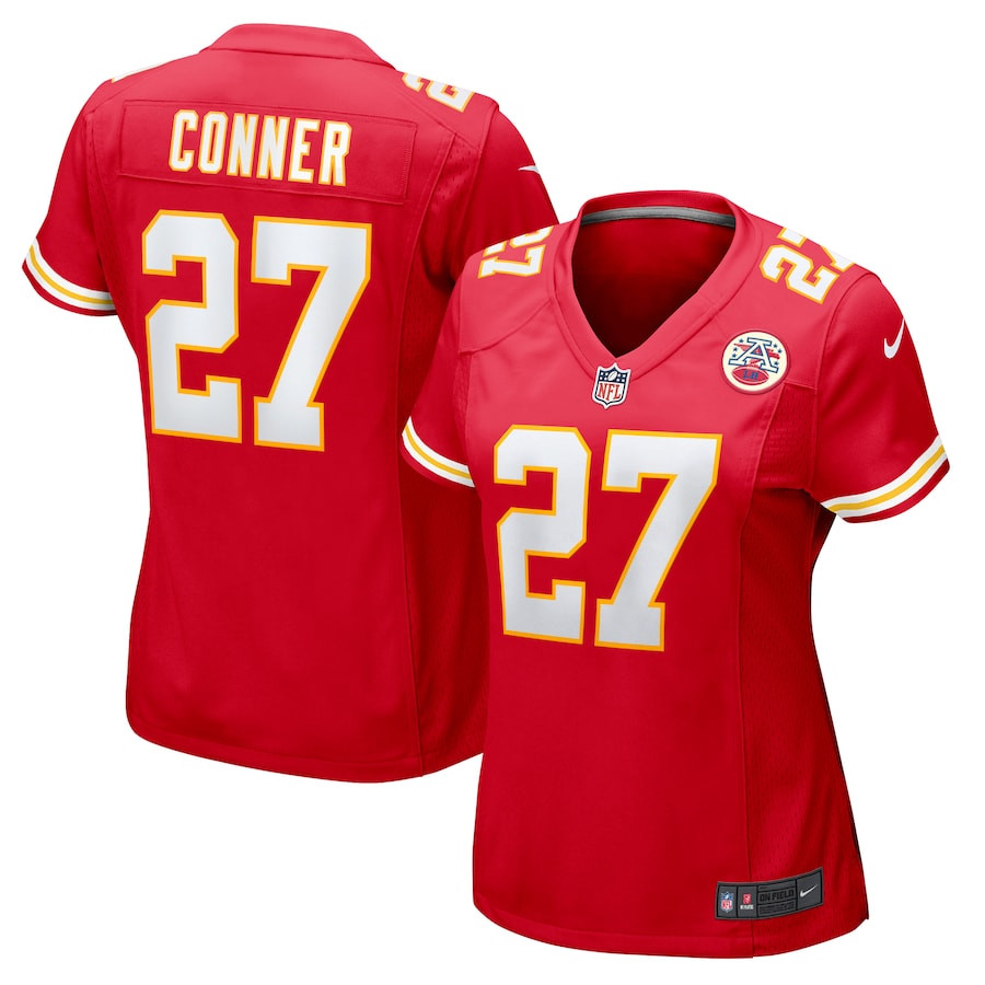 Chamarri Conner 27 Kansas City Chiefs Women's Game Jersey - Red Js3392