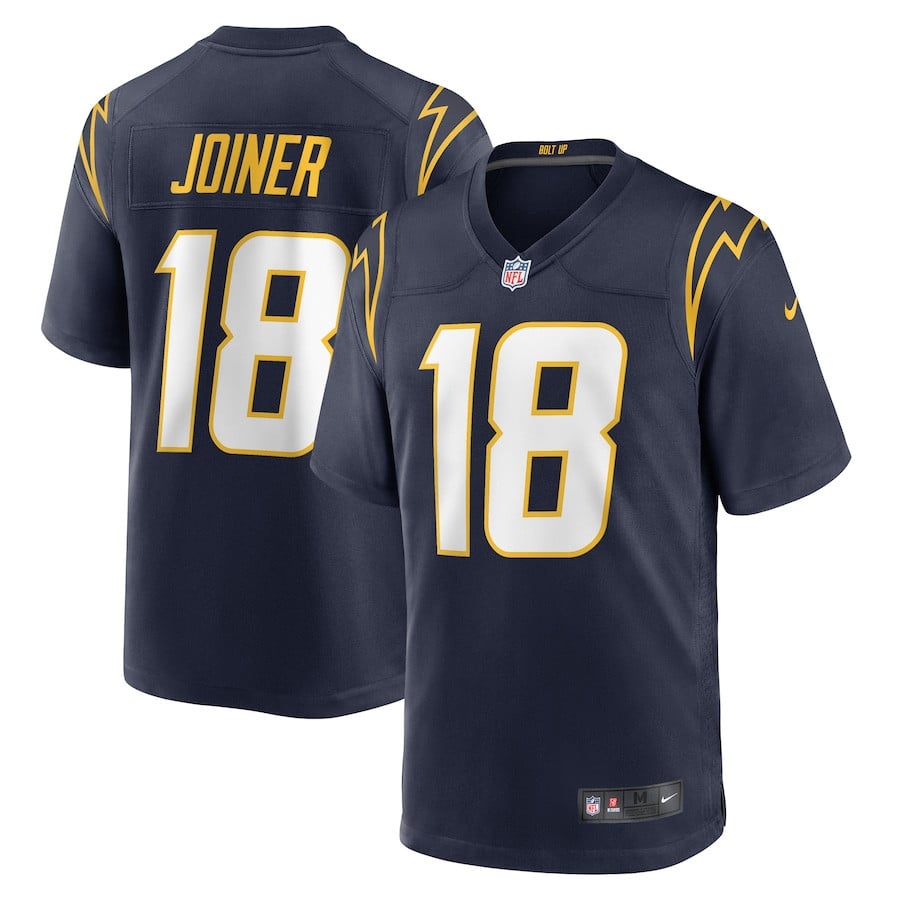Charlie Joiner 18 Los Angeles Chargers Men Retired Jersey - Navy Js4471