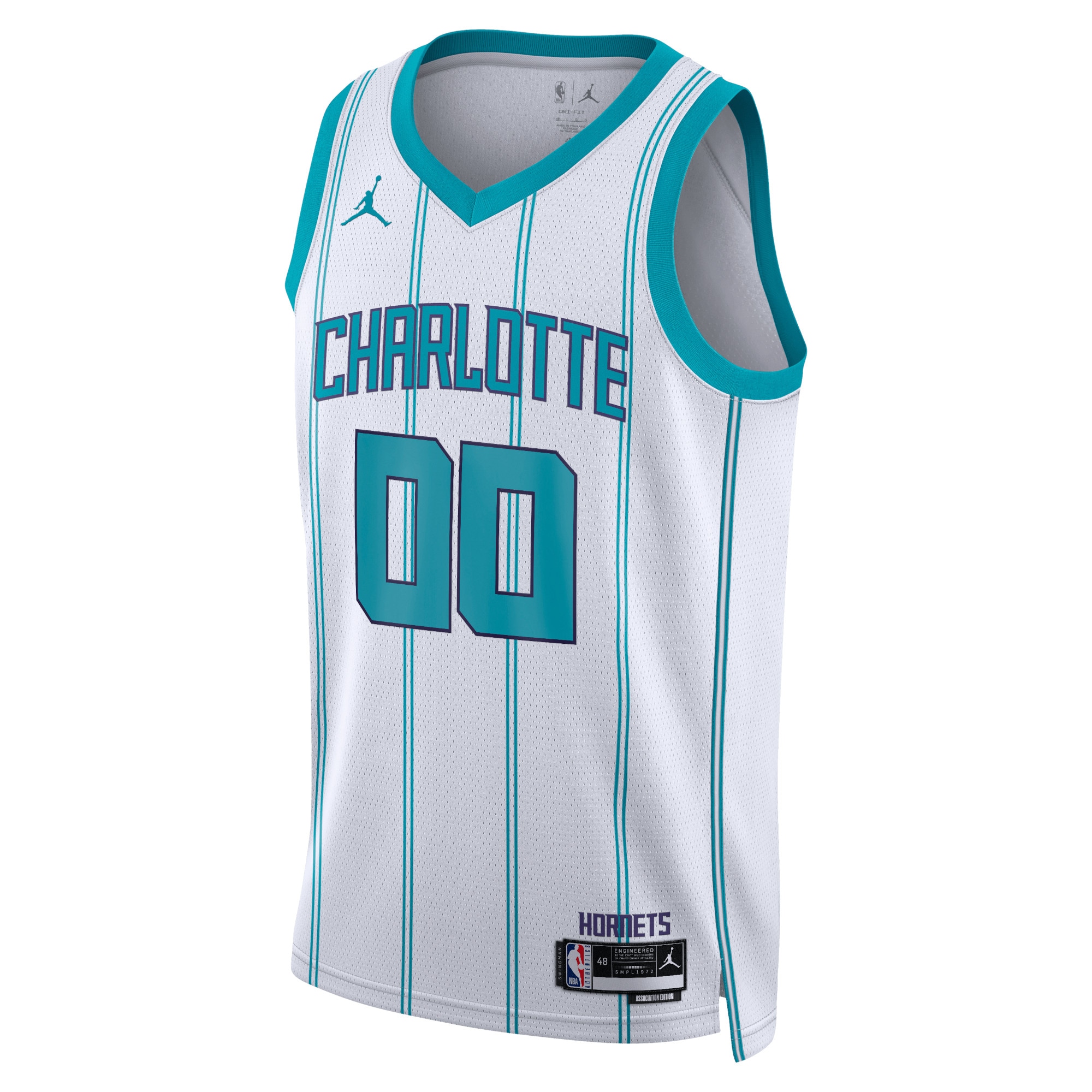 Charlotte Hornets Jordan Association Edition Swingman Jersey - Custom - Unisex