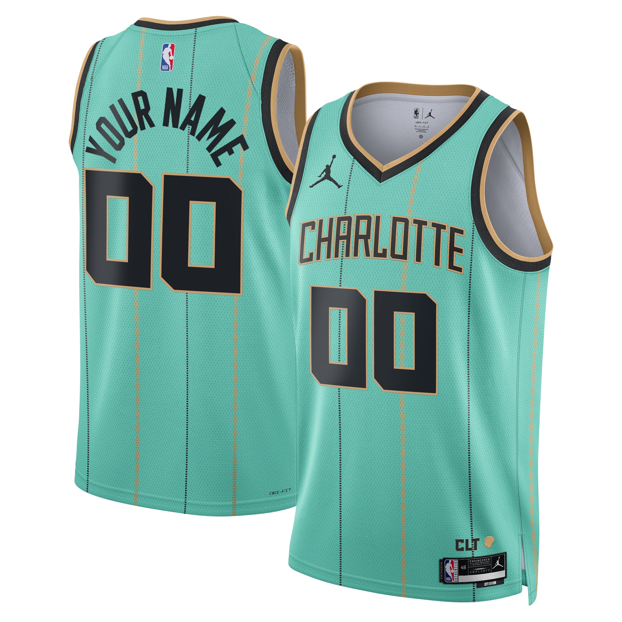 Charlotte Hornets Jordan City Edition Swingman Jersey 2024 - Custom - Unisex