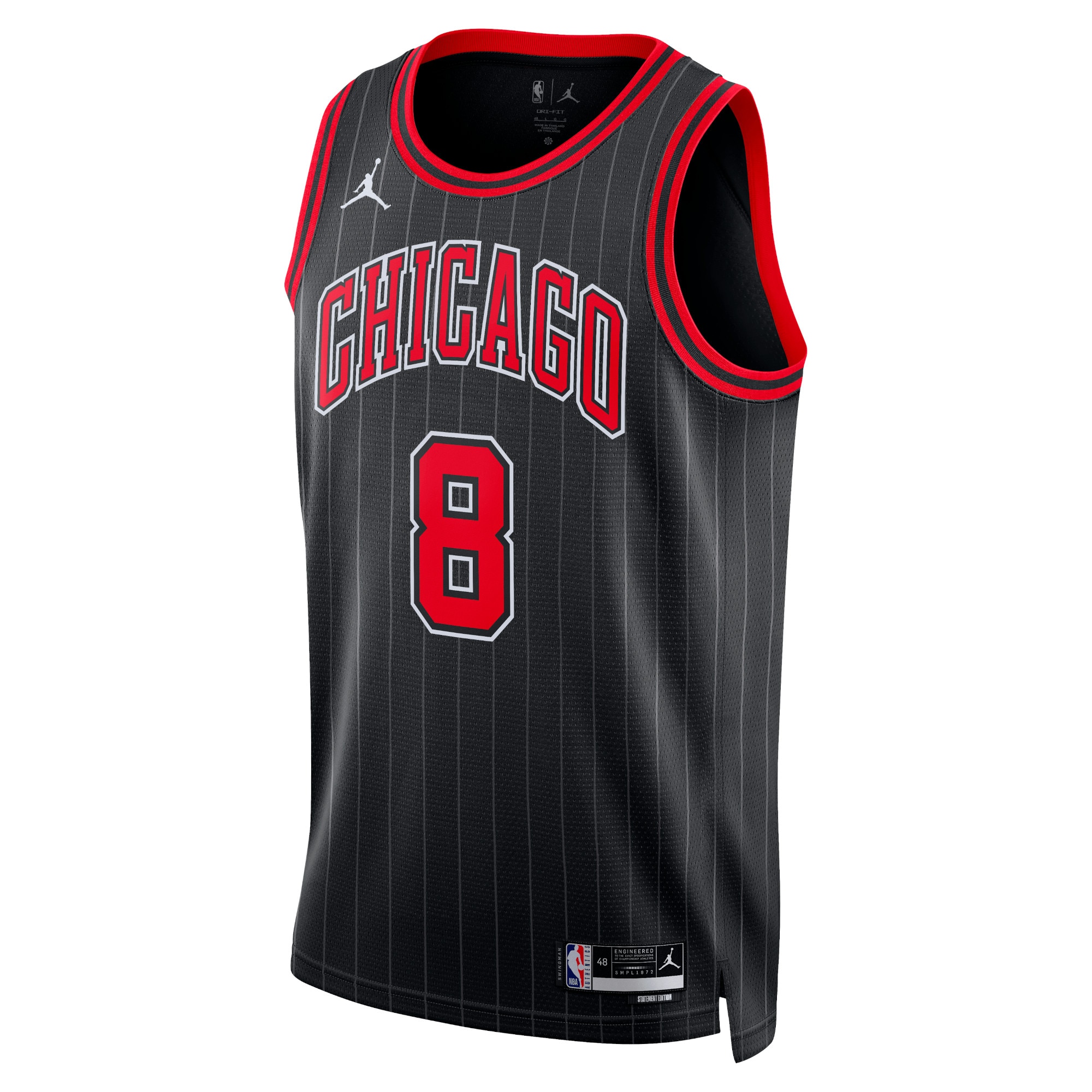 Chicago Bulls Jordan Statement Edition Swingman Jersey - Black - Zach Lavine - Unisex