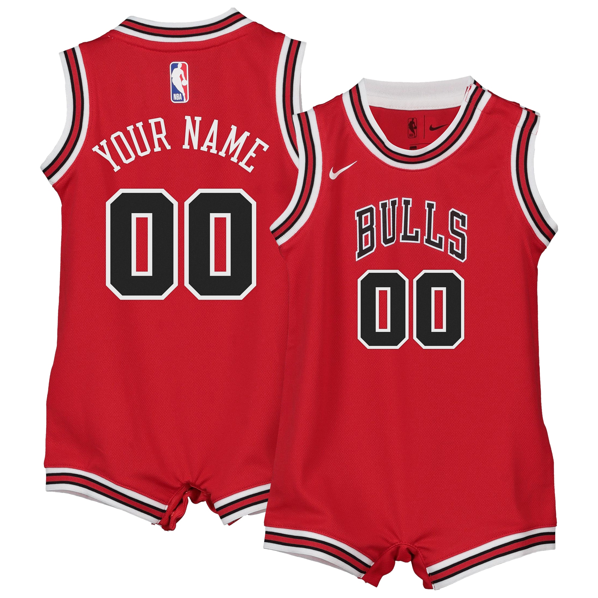 Chicago Bulls Onesie Jersey - Custom - Infant