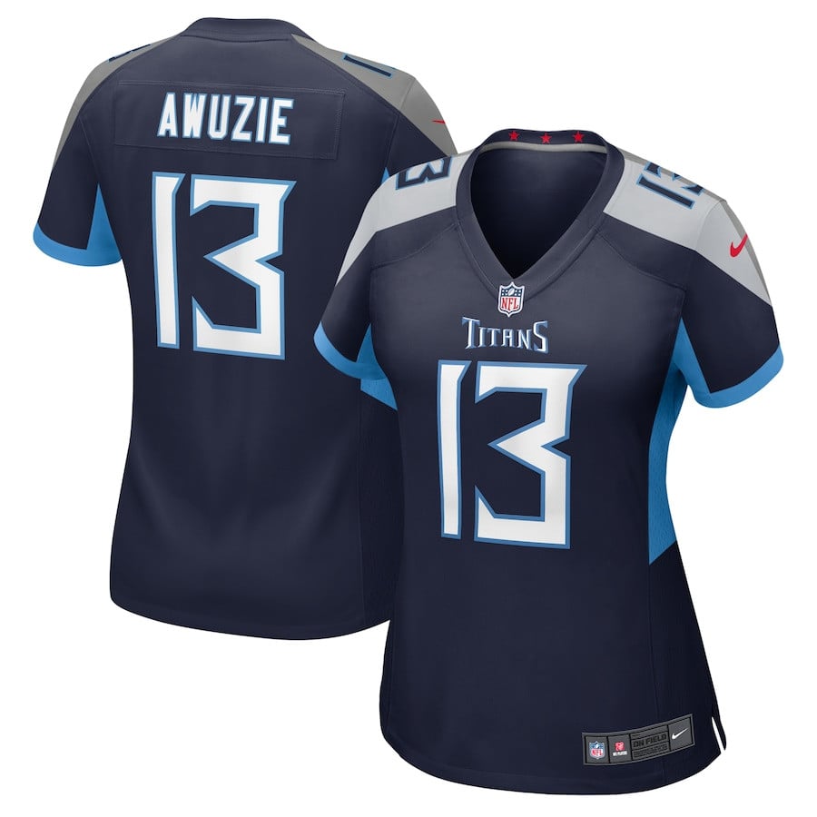 Chidobe Awuzie 13 Tennessee Titans Women's Game Jersey - Navy Js1694
