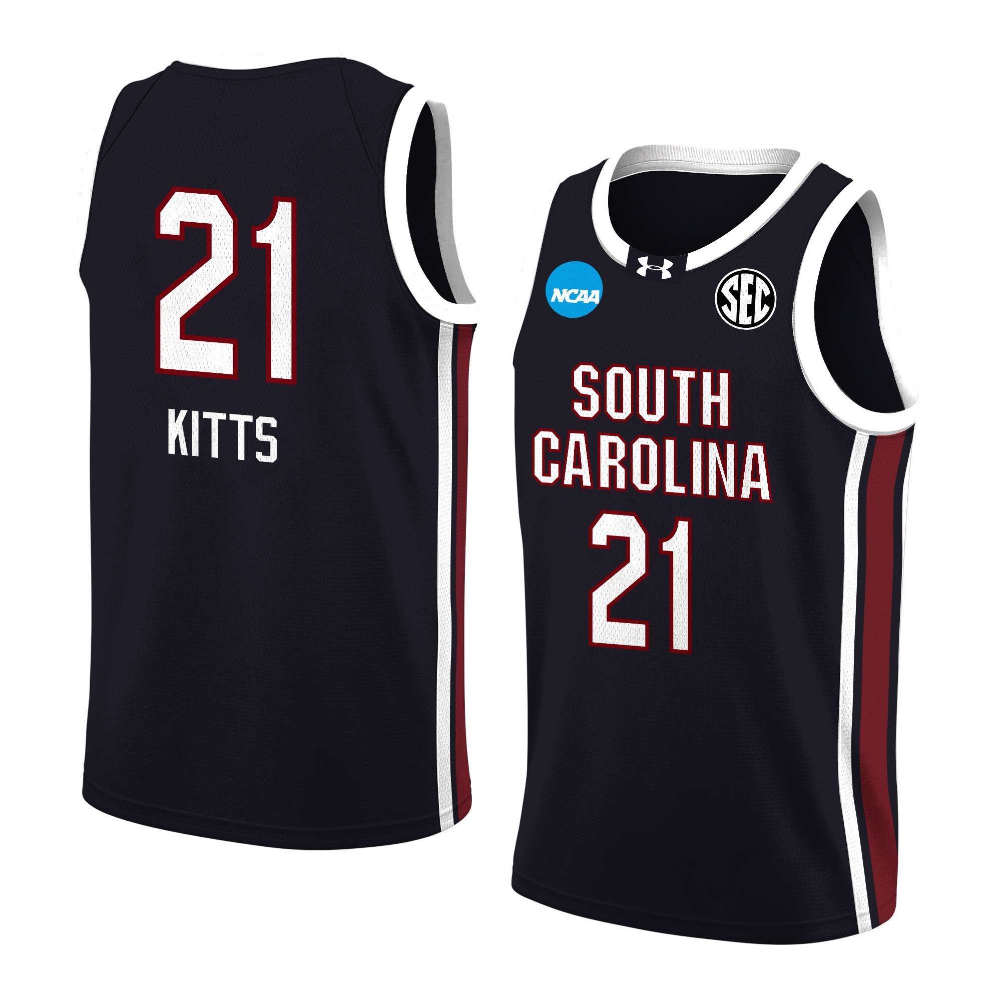 Chloe Kitts 21 South Carolina 2024 Women's Basketball Jersey - Black, Unisex Jersey