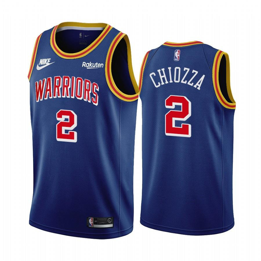 Chris Chiozza Golden State Warriors 75th Anniversary Royal 2 Jersey - Men Jersey