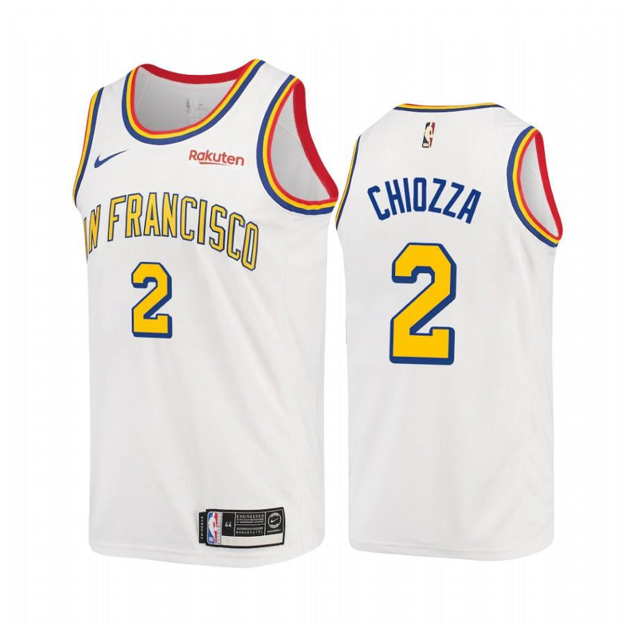 Chris Chiozza Golden State Warriors Classic White 2 Jersey - Men Jersey