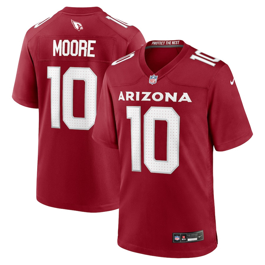 Chris Moore 10 Arizona Cardinals Team Game Men Jersey - Cardinal Js1783