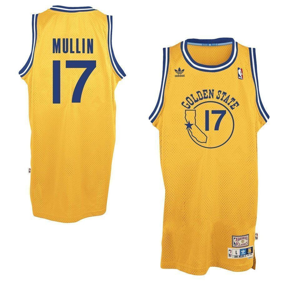 Chris Mullin Golden State Warriors Hardwood Classics Swingman Jersey - Gold