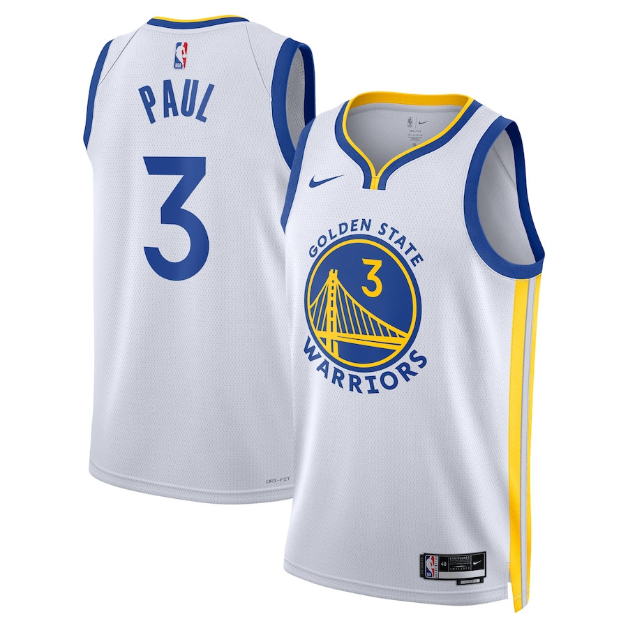 Chris Paul 3 Golden State Warriors Unisex Swingman Jersey - Association Edition - White