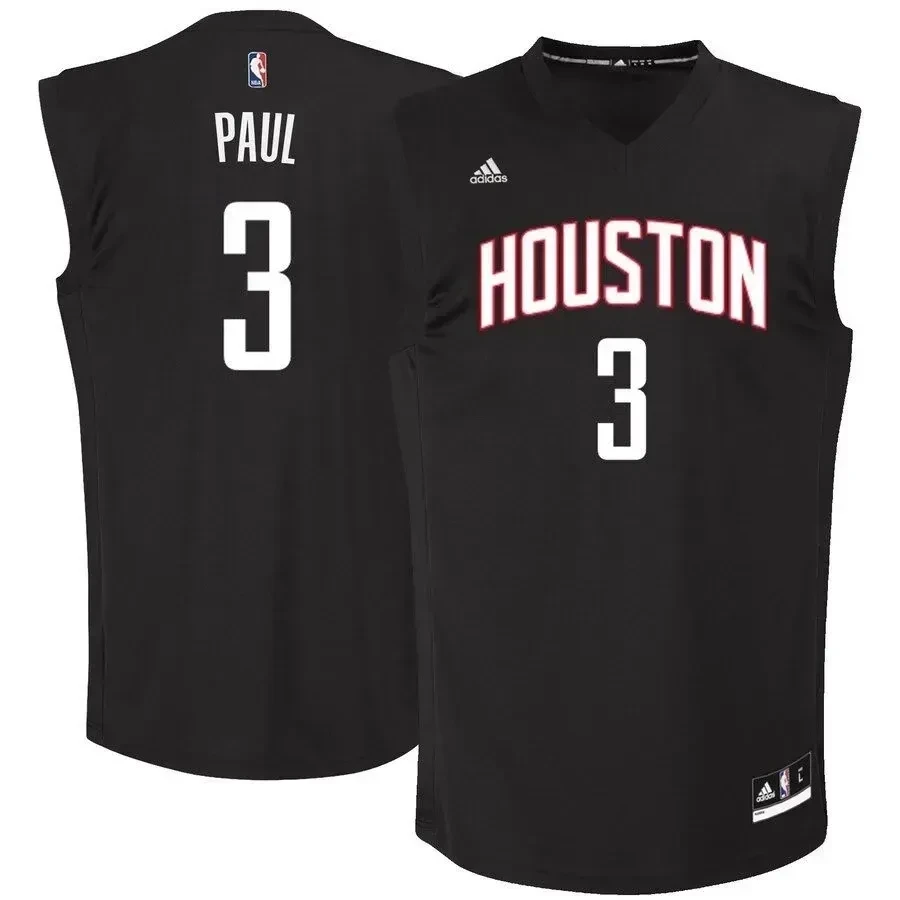 Chris Paul Houston Rockets Chase Fashion Jersey - Black