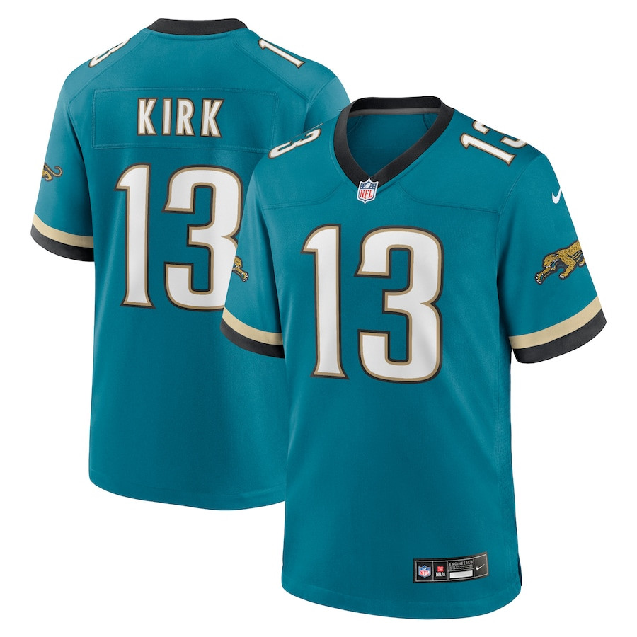 Christian Kirk 13 Jacksonville Jaguars Prowler Throwback Player Game Men Jersey - Teal Js1596