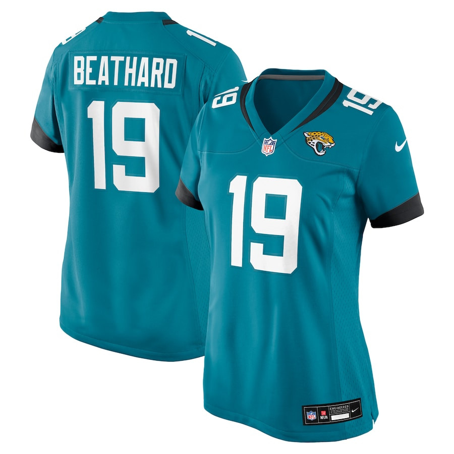 C.j. Beathard 19 Jacksonville Jaguars Women's Game Jersey - Teal Js7599