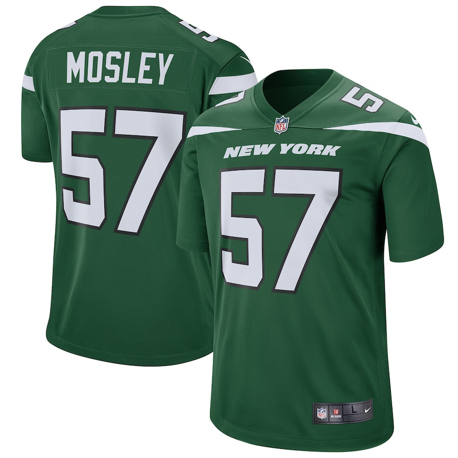 C.j. Mosley 57 New York Jets Men Game Jersey - Gotham Green Js7733