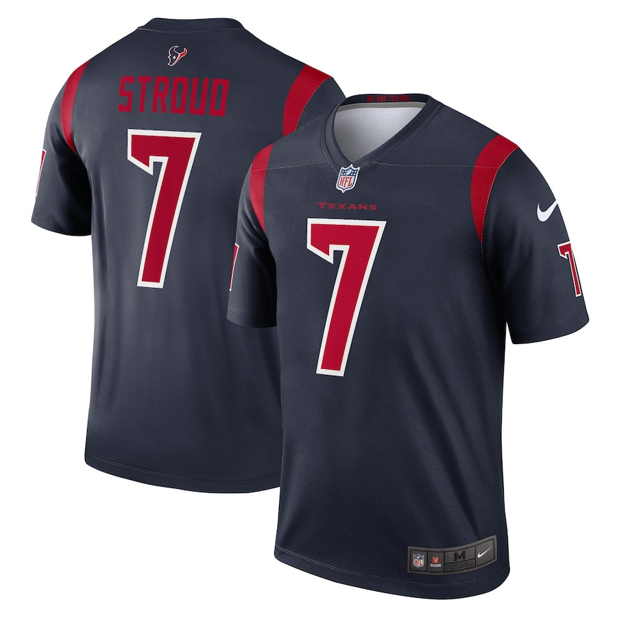 C.j. Stroud 7 Houston Texans Legend Men Jersey - Navy Js3698
