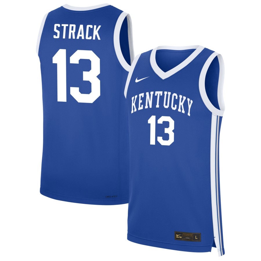 Clara Strack 13 Kentucky Wildcats Unisex Nil Women's Basketball Jersey - Royal