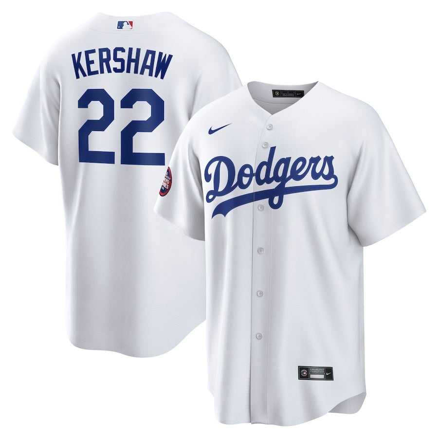 Clayton Kershaw 22 Los Angeles Dodgers 2025 Mlb World Tour: Tokyo Series Home Player Men Jersey - White