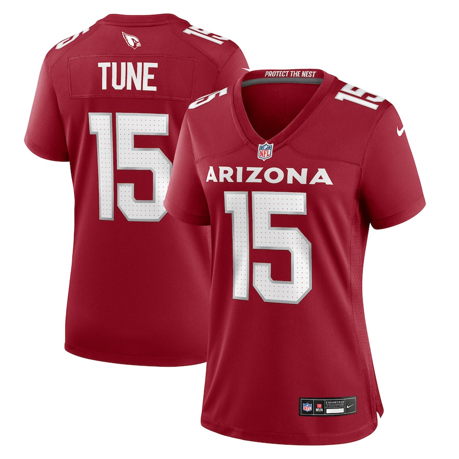 Clayton Tune 15 Arizona Cardinals Game Women Jersey - Cardinal Js6581