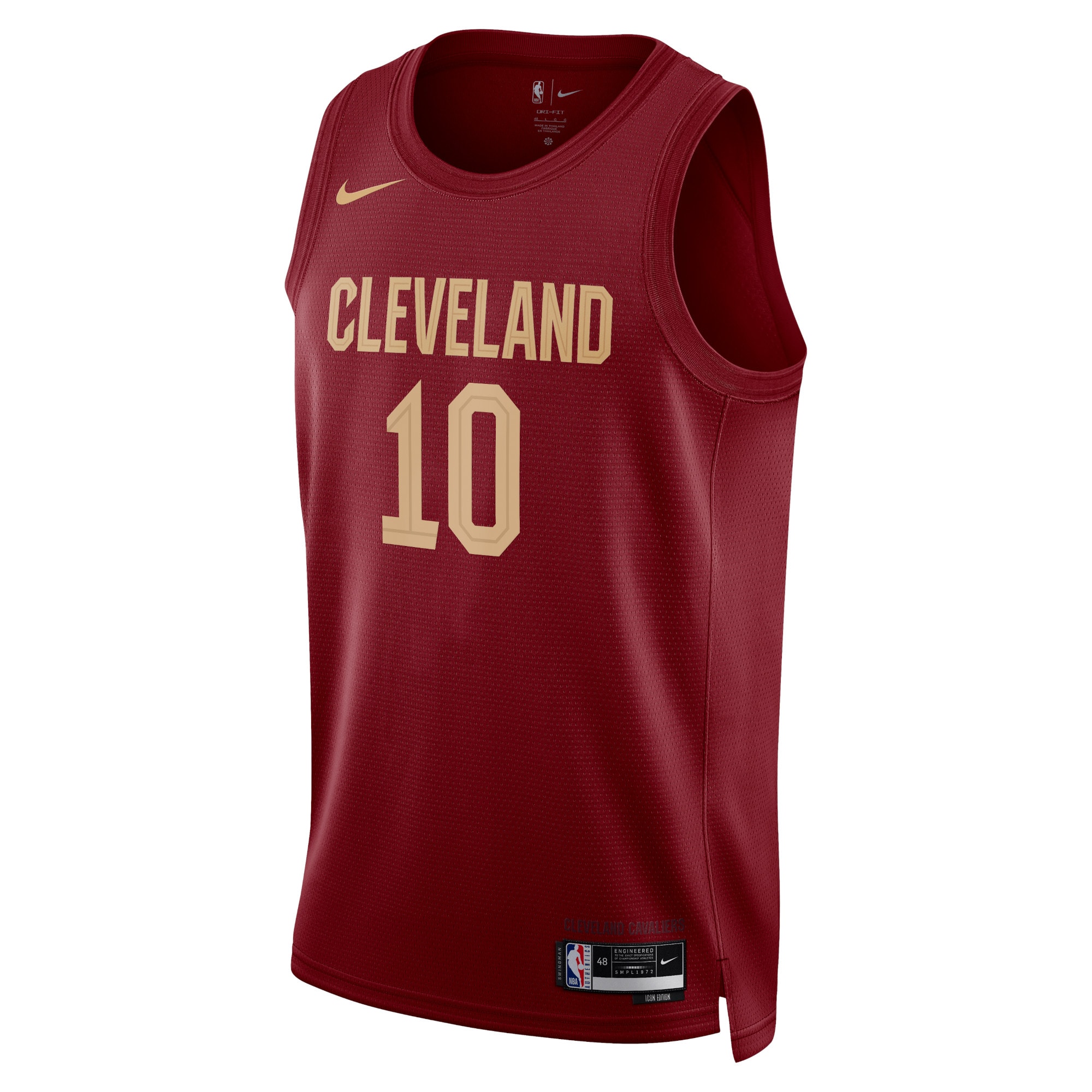Cleveland Cavaliers Icon Edition Swingman Jersey - Maroon - Darius Garland - Unisex