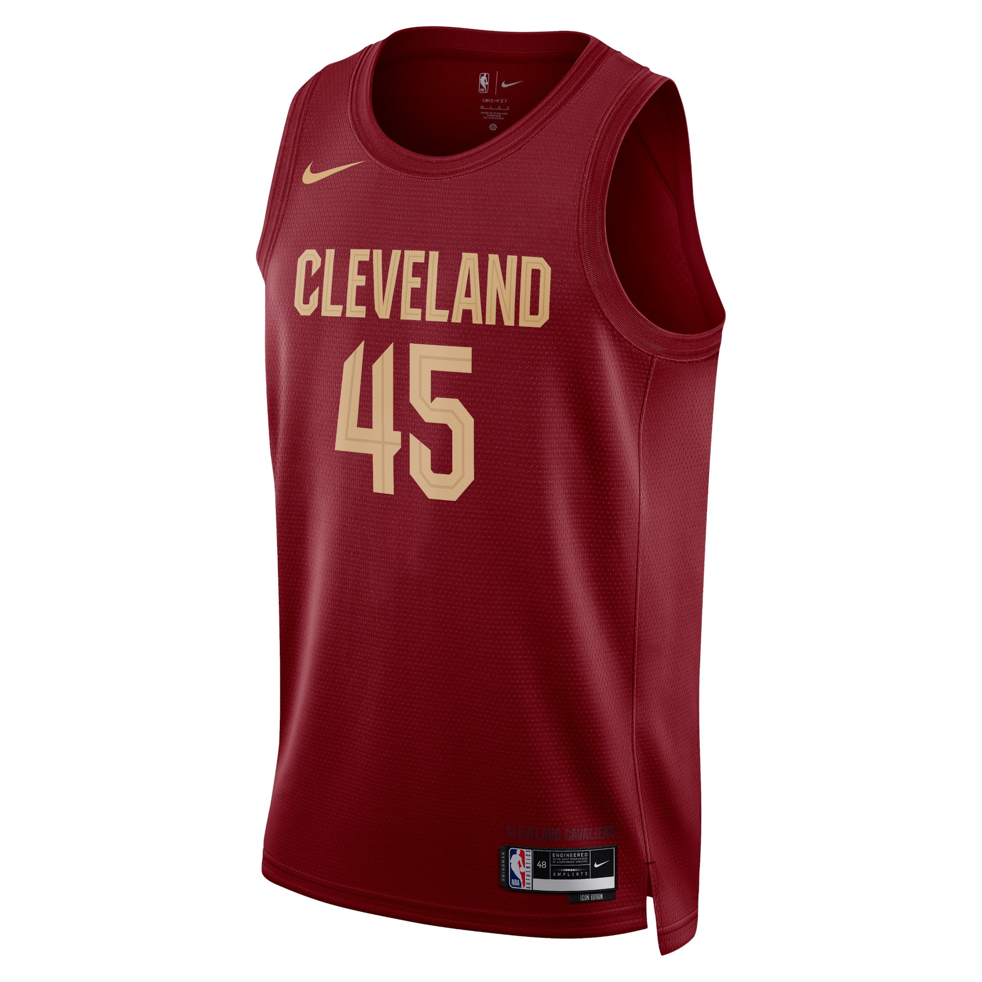 Cleveland Cavaliers Icon Edition Swingman Jersey - Maroon - Donovan Mitchell - Unisex
