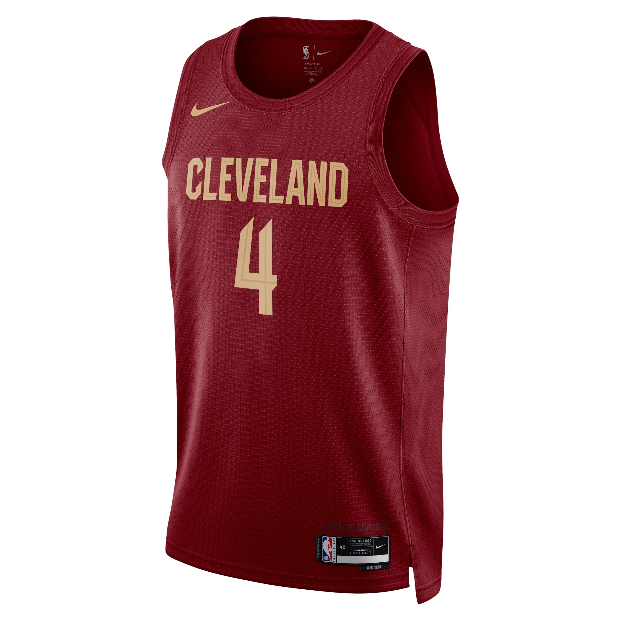 Cleveland Cavaliers Icon Edition Swingman Jersey - Maroon - Evan Mobley - Unisex