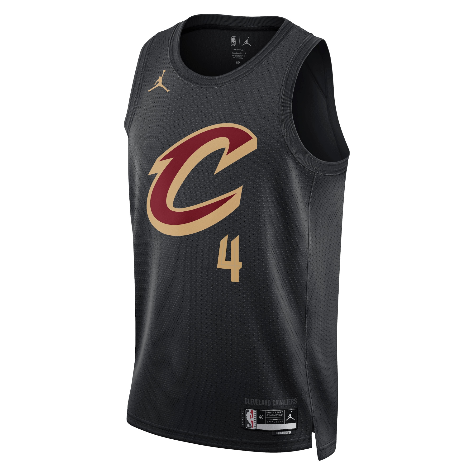 Cleveland Cavaliers Jordan Statement Edition Swingman Jersey - Black - Evan Mobley - Unisex
