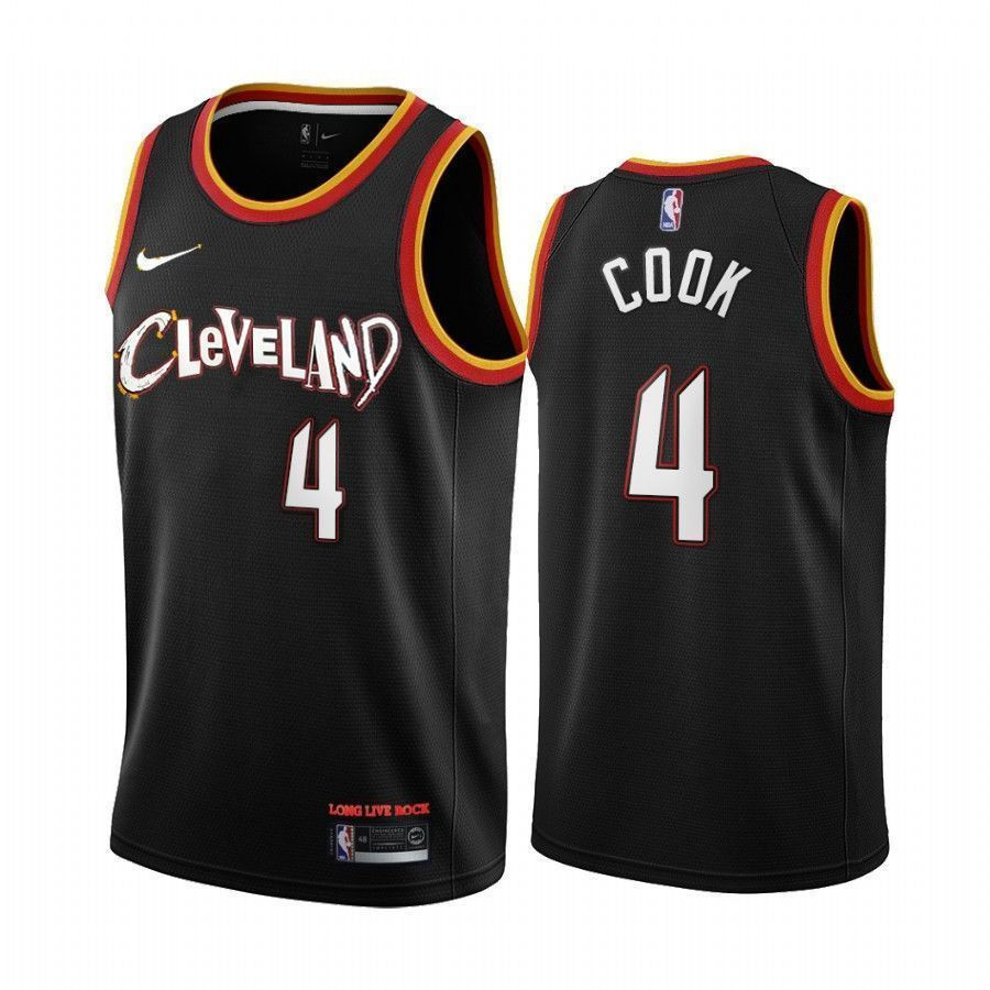 Cleveland Cavaliers Quinn Cook 4 Black City Edition Jersey