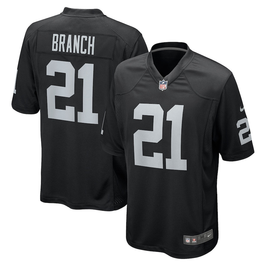Cliff Branch 21 Las Vegas Raiders Men Retired Game Jersey - Black Js2522
