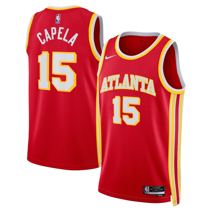Clint Capela 15 Atlanta Hawks Unisex Swingman Jersey - Icon Edition - Red
